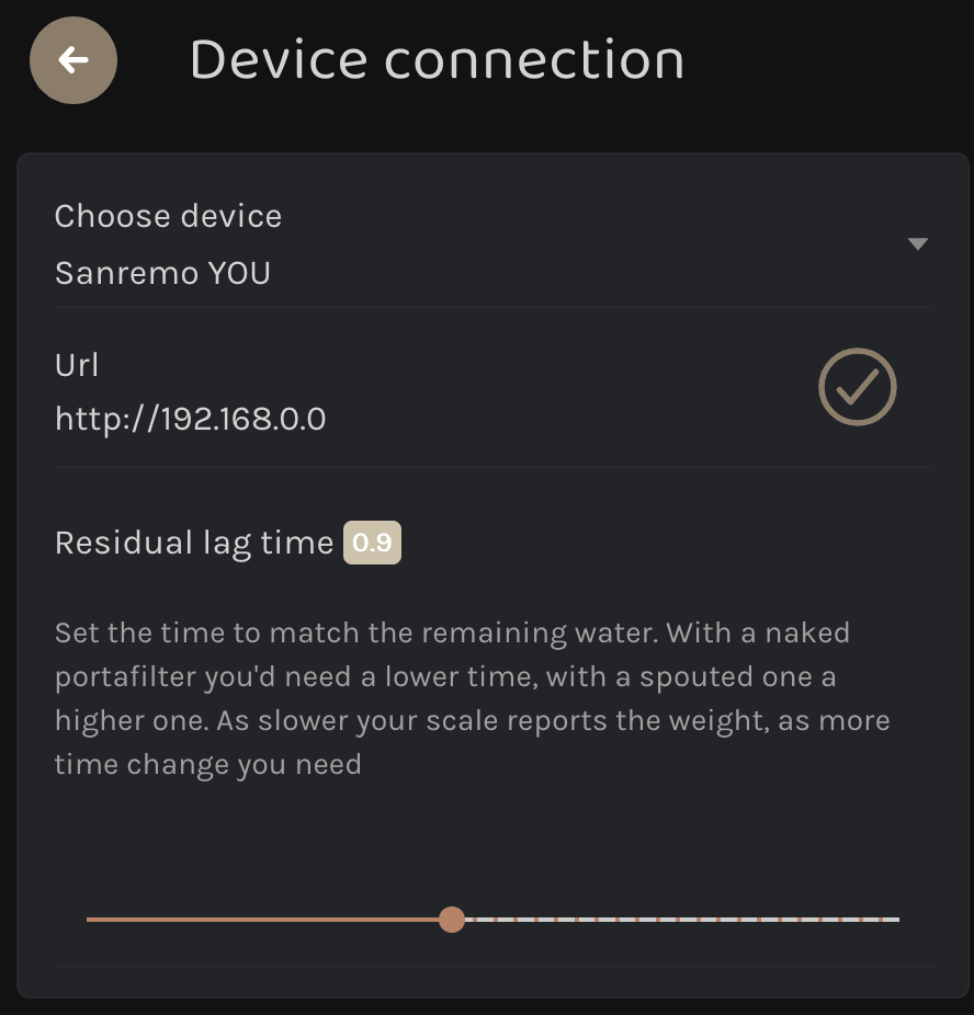 Edit Residual Lag Time